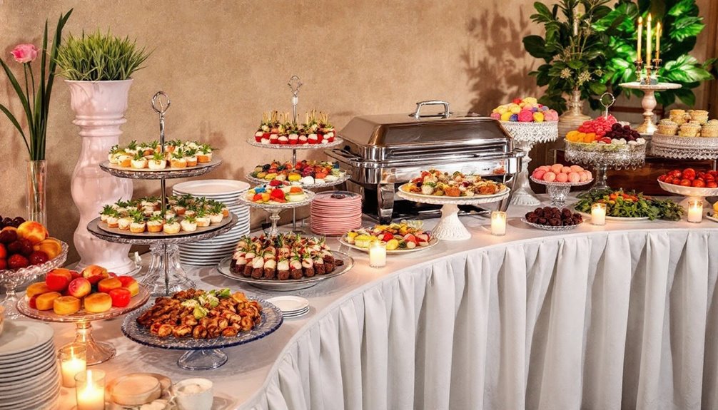 culinary display and arrangement