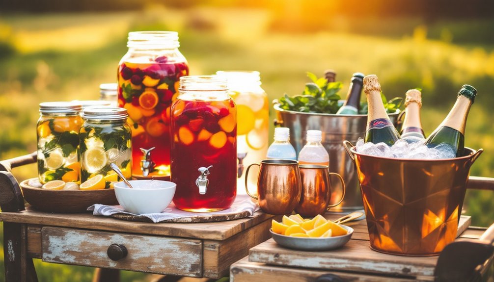 drink and snack choices